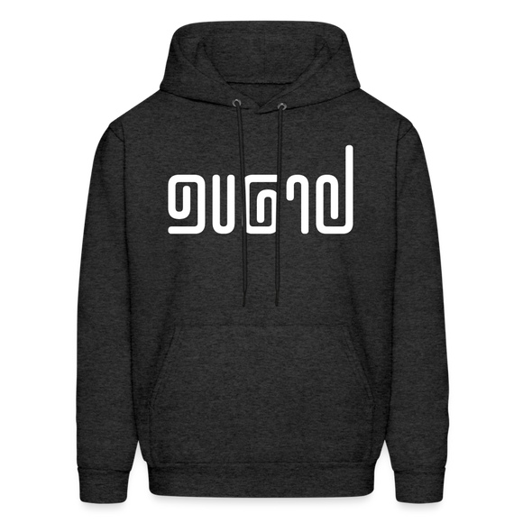 BRAVE in Abstract Lines - Adult Hoodie - charcoal grey