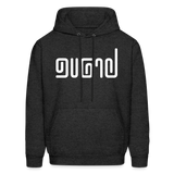 BRAVE in Abstract Lines - Adult Hoodie - charcoal grey