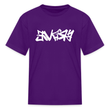 BRAVE in Graffiti - Child's T-Shirt - purple