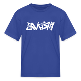 BRAVE in Graffiti - Child's T-Shirt - royal blue