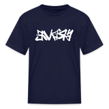 BRAVE in Graffiti - Child's T-Shirt - navy