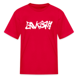 BRAVE in Graffiti - Child's T-Shirt - red