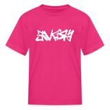 BRAVE in Graffiti - Child's T-Shirt - fuchsia