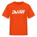 BRAVE in Graffiti - Child's T-Shirt - orange