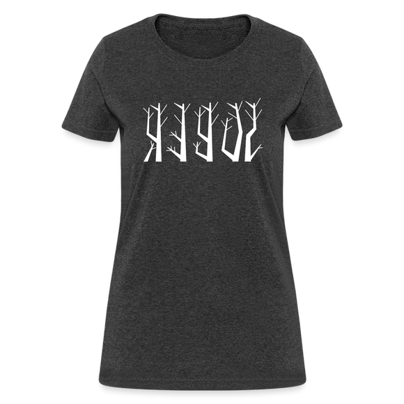 SOBER in Trees - Women's Shirt - heather black