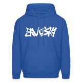 BRAVE in Graffiti - Adult Hoodie - royal blue