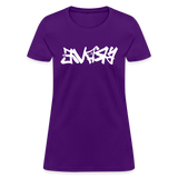 BRAVE in Graffiti - Women's Shirt - purple