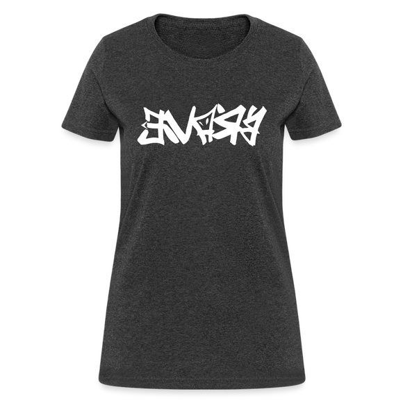 BRAVE in Graffiti - Women's Shirt - heather black