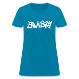 BRAVE in Graffiti - Women's Shirt - turquoise