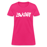 BRAVE in Graffiti - Women's Shirt - fuchsia