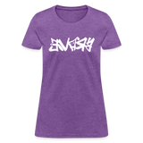 BRAVE in Graffiti - Women's Shirt - purple heather