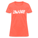 BRAVE in Graffiti - Women's Shirt - heather coral