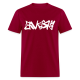 BRAVE in Graffiti - Classic T-Shirt - dark red