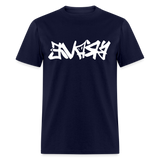 BRAVE in Graffiti - Classic T-Shirt - navy