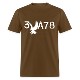 BRAVE in Stenciled Characters - Classic T-Shirt - brown