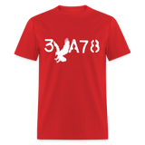 BRAVE in Stenciled Characters - Classic T-Shirt - red