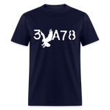 BRAVE in Stenciled Characters - Classic T-Shirt - navy