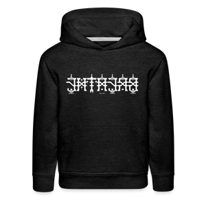 BREATHE in Temples - Children's Hoodie - charcoal grey