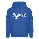 BRAVE in Stenciled Characters - Adult Hoodie - royal blue