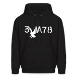 BRAVE in Stenciled Characters - Adult Hoodie - black