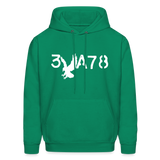 BRAVE in Stenciled Characters - Adult Hoodie - kelly green