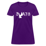 BRAVE in Stenciled Characters - Women's Shirt - purple