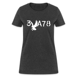 BRAVE in Stenciled Characters - Women's Shirt - heather black