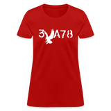 BRAVE in Stenciled Characters - Women's Shirt - red