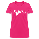 BRAVE in Stenciled Characters - Women's Shirt - fuchsia