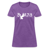 BRAVE in Stenciled Characters - Women's Shirt - purple heather