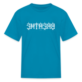 BREATHE in Temples - Child's T-Shirt - turquoise