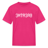 BREATHE in Temples - Child's T-Shirt - fuchsia