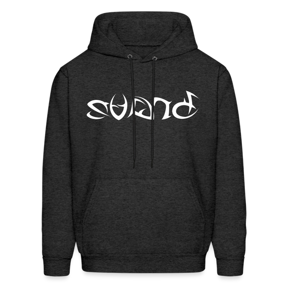 BRAVE in Tribal Characters - Adult Hoodie - charcoal grey