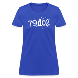 SOBER in Typed Characters - Women's Shirt - royal blue