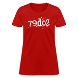 SOBER in Typed Characters - Women's Shirt - red