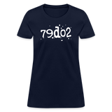 SOBER in Typed Characters - Women's Shirt - navy