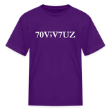 SURVIVOR in Characters & Semicolon - Child's T-Shirt - purple