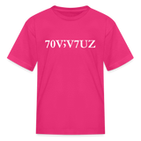 SURVIVOR in Characters & Semicolon - Child's T-Shirt - fuchsia