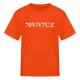 SURVIVOR in Characters & Semicolon - Child's T-Shirt - orange