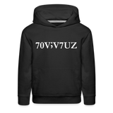 SURVIVOR in Characters & Semicolon - Children's Hoodie - black