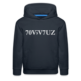 SURVIVOR in Characters & Semicolon - Children's Hoodie - navy