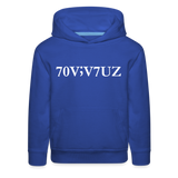 SURVIVOR in Characters & Semicolon - Children's Hoodie - royal blue