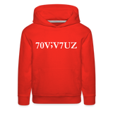 SURVIVOR in Characters & Semicolon - Children's Hoodie - red