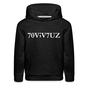 SURVIVOR in Characters & Semicolon - Children's Hoodie - charcoal grey