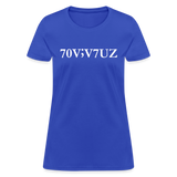 SURVIVOR in Characters & Semicolon - Women's Shirt - royal blue