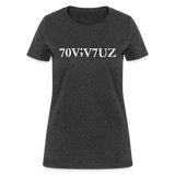 SURVIVOR in Characters & Semicolon - Women's Shirt - heather black