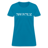 SURVIVOR in Characters & Semicolon - Women's Shirt - turquoise