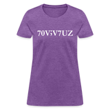 SURVIVOR in Characters & Semicolon - Women's Shirt - purple heather