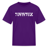 SURVIVOR in Stenciled Characters - Child's T-Shirt - purple