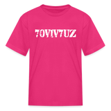 SURVIVOR in Stenciled Characters - Child's T-Shirt - fuchsia